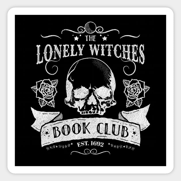 The Lonely Witches Book Club Magnet by NativeGrit